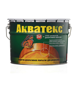 Антисептик Акватекс декоративный для дерева рябина 10 л — купить в ...