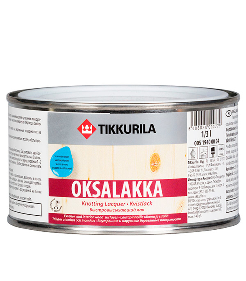 Лак для столешниц tikkurila