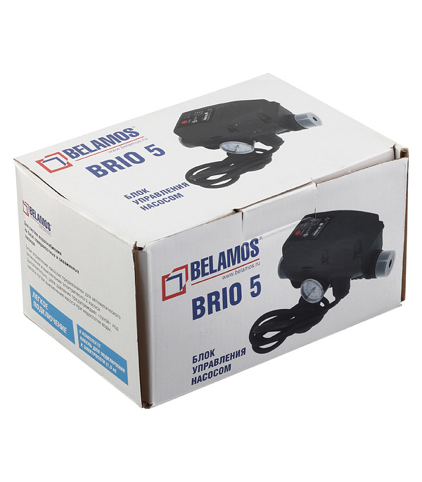 фото Блок автоматики для насоса belamos (brio-5) с манометром и кабелем