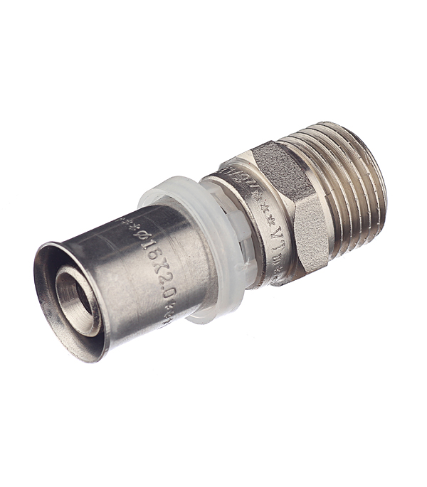 

Соединитель прямой 16(пресс) х 1/2" нар(ш) Valtec