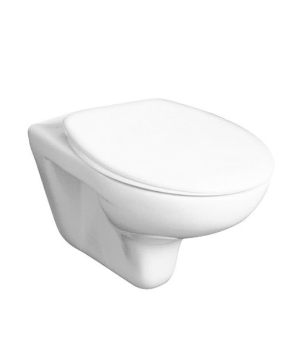 Подвесной унитаз Jika Zeta с горизонтальным выпуском без сиденья ...