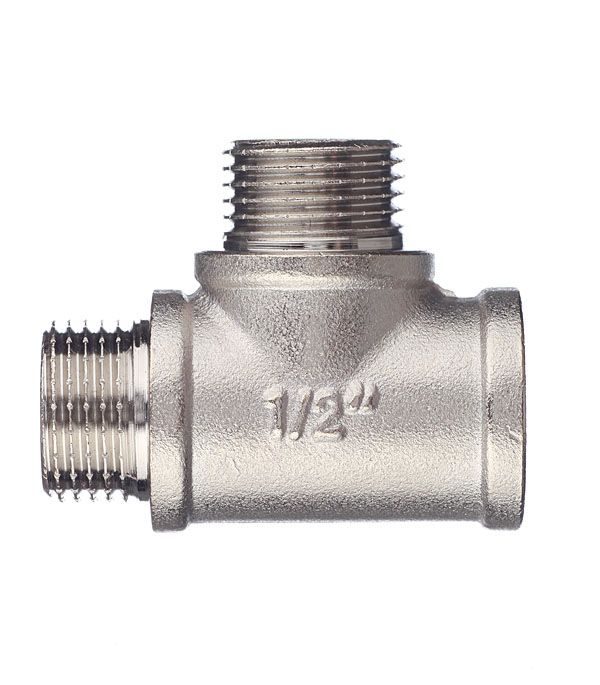 фото Тройник переходный 1/2" внутр(г) х 1/2" нар(ш) х 1/2" нар(ш) valtec