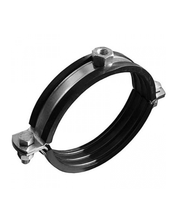 ььХомут сантехнический 110 мм металл/резина с дюбелем — купить в ...
