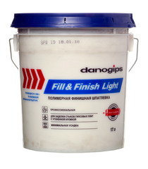Шпатлевка Danogips Fill&Finish Light универсальная облегченная 17 л/20,9 кг