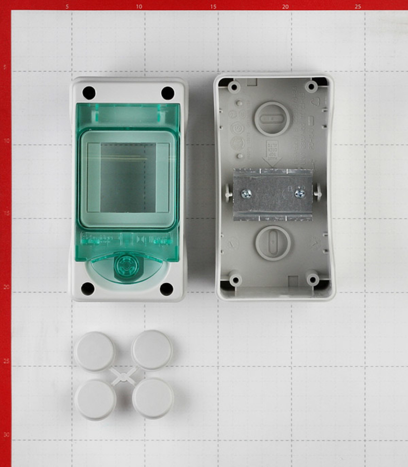 Коробка под автомат Schneider Electric Kaedra IP65 3 модуля белая ...