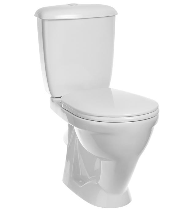 Унитаз-компакт ОСКОЛЬСКАЯ КЕРАМИКА Радуга с косым выпуском с сиденьем ...