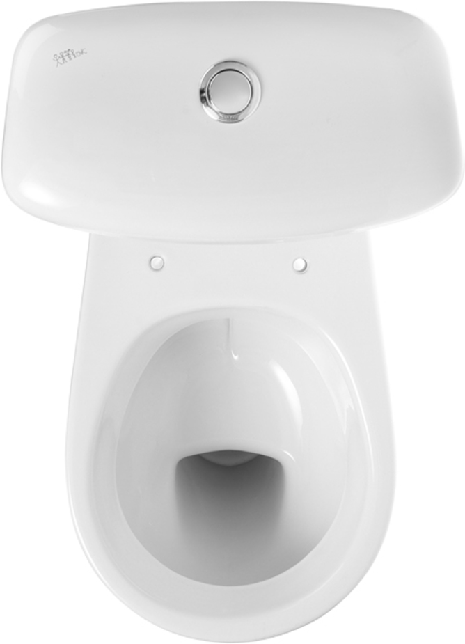 Унитаз-компакт ОСКОЛЬСКАЯ КЕРАМИКА Радуга с косым выпуском с сиденьем ...