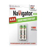 Аккумулятор Navigator AAA мизинчиковый LR03 1,2 В 1000 мАч (2 шт.) г. Владимир