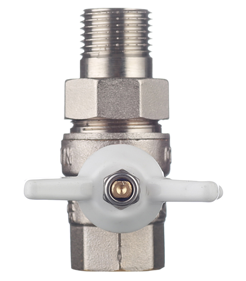 Кран шаровой латунный VALTEC Base (VT.227.NW.04) 1/2 ВР(г) х 1/2 НР(ш ...