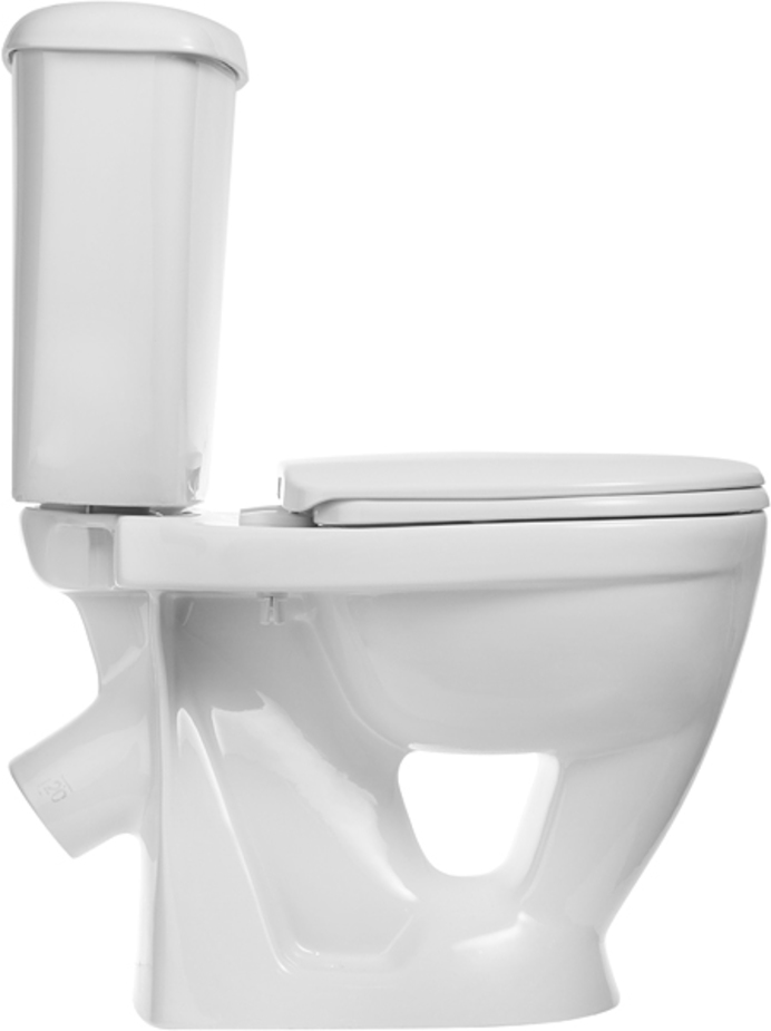 Унитаз-компакт ОСКОЛЬСКАЯ КЕРАМИКА Радуга с косым выпуском с сиденьем ...