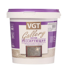 Состав лессирующий VGT Gallery серебристо-белый 0,9 кг