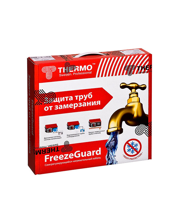 

Кабель греющий для труб Thermo Freeze Guard 750 Вт 30 м