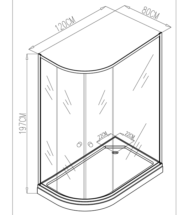 

Поддон акриловый PEGAS ПН120R 120х80х12см ассиметричный правый низкий с ножками и сифоном, Белый