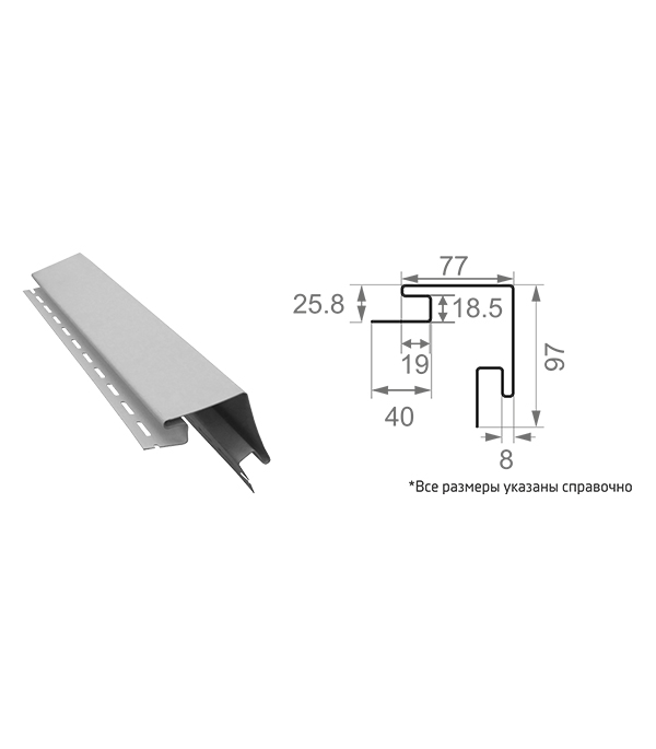 

Угол наружный Vinylon 3050 мм фисташковый