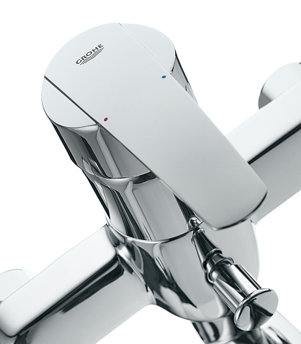 фото Смеситель для ванны и душа grohe multiform 3270800a с длинным изливом однорычажный с лейкой