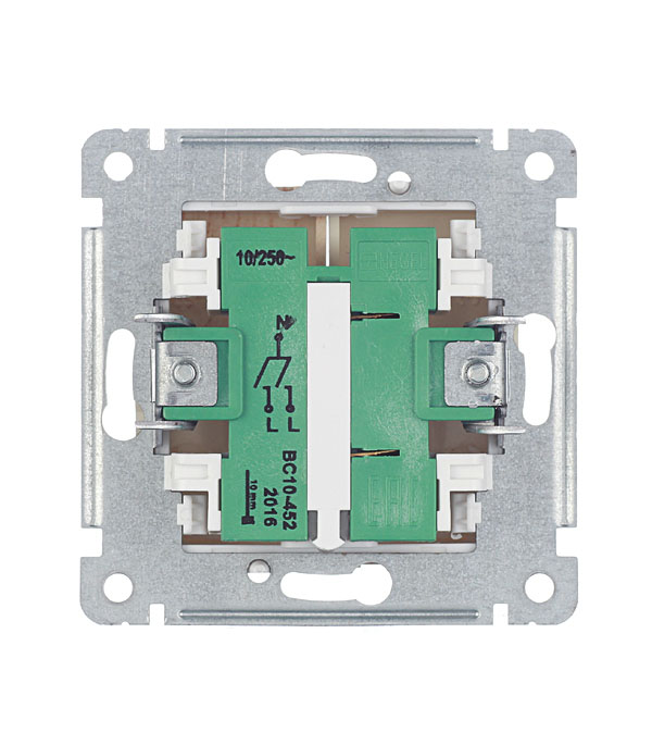фото Выключатель hegel master вс10-452-02 двухклавишный скрытая установка сосна с подсветкой