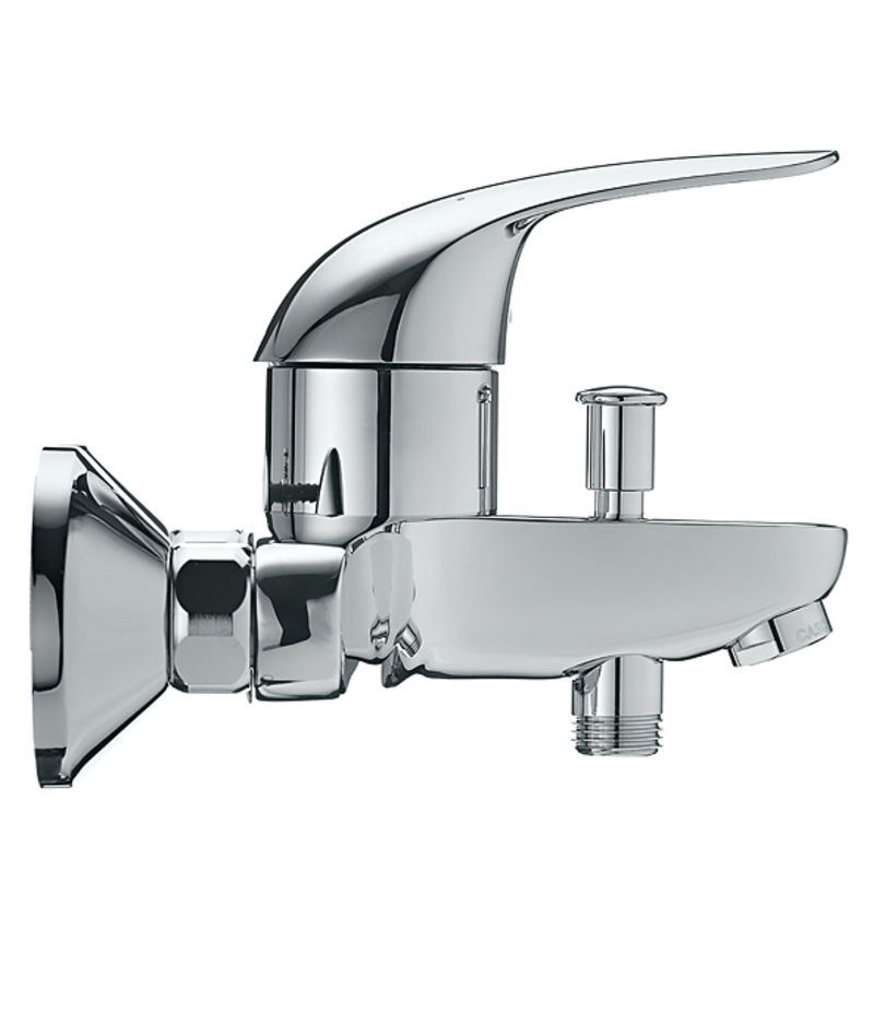 Смеситель для ванны с подключением душа grohe euroeco 32743000 однорычажный