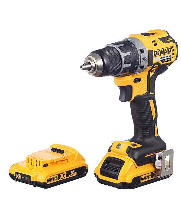 Дрель-шуруповерт аккумуляторная DeWalt DCD791D2 18В 2х2Ач Li-Ion