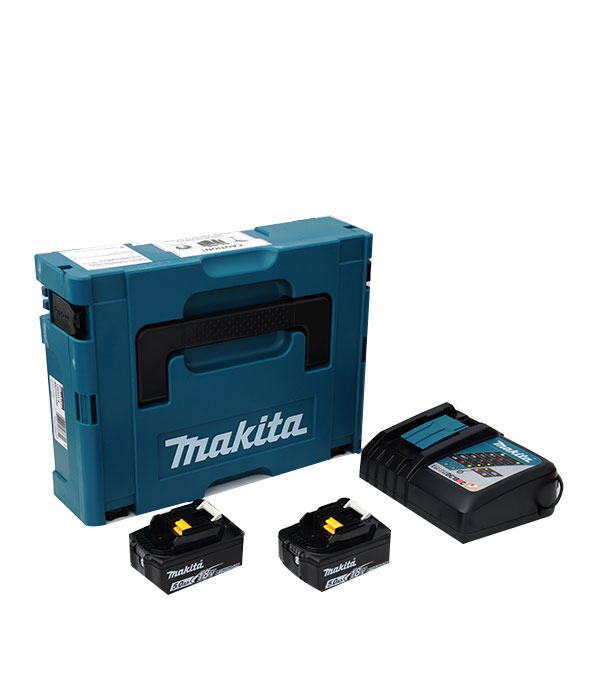 фото Аккумулятор makita 198311-6 18в 5ач li-ion с зарядным устройством в комплекте (2 шт.)