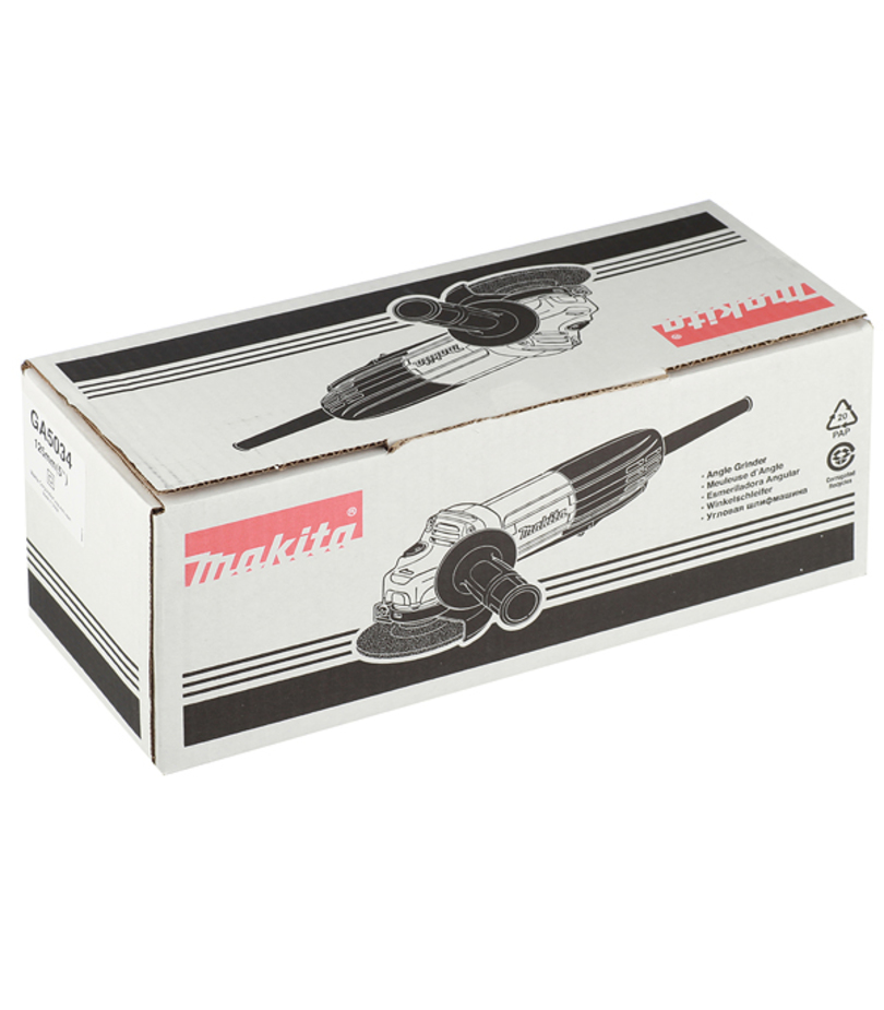 Шлифмашина угловая электрическая Makita GA5034 720 Вт d125 мм — купить ...