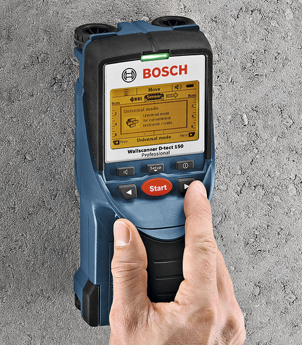 фото Детектор скрытой проводки bosch d-tect 150 (00601010005)