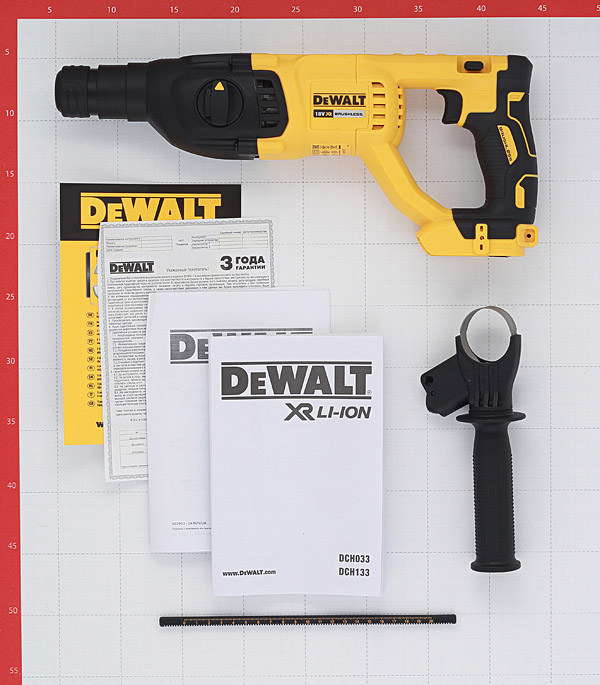 фото Перфоратор аккумуляторный dewalt dch133n 2,6 дж 18в li-ion sds-plus без акб и зу