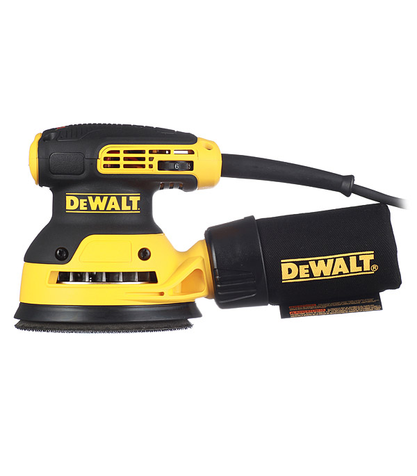 фото Шлифмашина эксцентриковая электрическая dewalt dwe6423 280 вт d125 мм