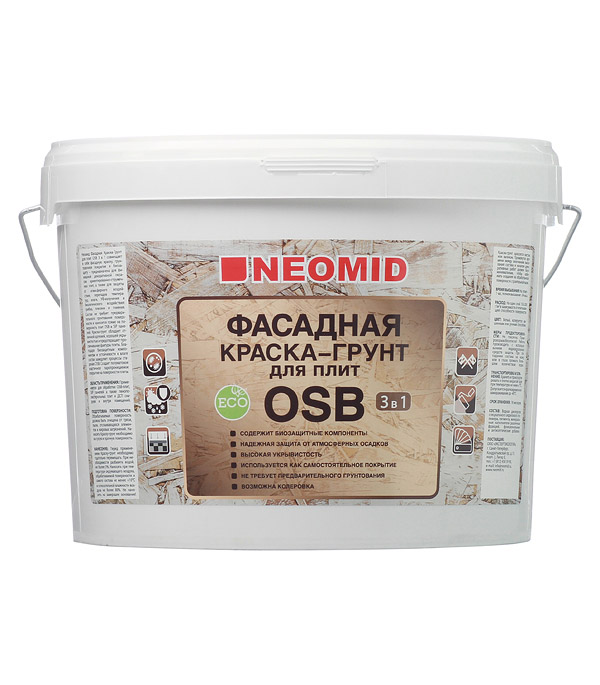 Грунт краска для osb плит. Грунт NEOMID OSB для плит 14кг. Фасадная краска-грунт для плит NEOMID OSB Proff 3 в 1 7 кг. Краска-грунт для плит OSB // 1кг // NEOMID. Краска-грунт для OSB белая NEOLAB 14 кг.