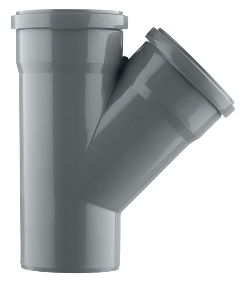 Тройник Ostendorf HTEA (115200) d110 мм 45° пластиковый для внутренней ...