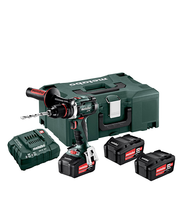 Дрель-шуруповерт аккумуляторная Metabo BS 18 LTX Impuls (602191960) 18В 3х4Ач Li-Ion