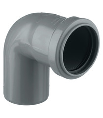 Отвод Pro Aqua Comfort d50 мм 87° пластиковый для внутренней канализации