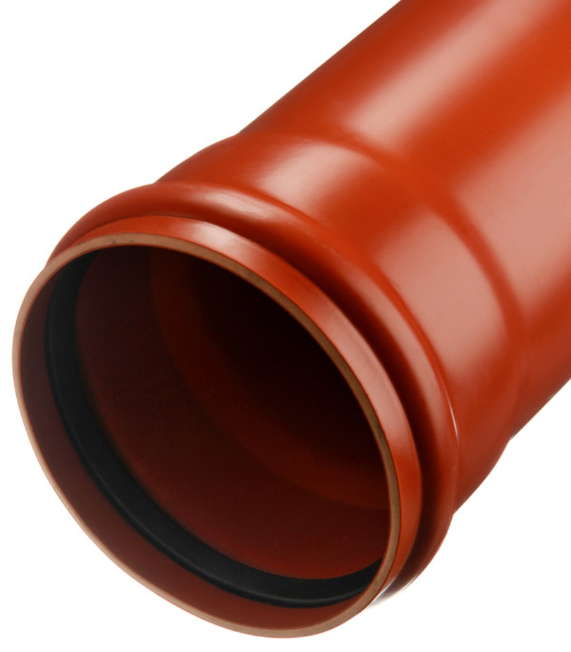 Труба канализационная Полипластик d160x2000 мм для наружной канализации ...