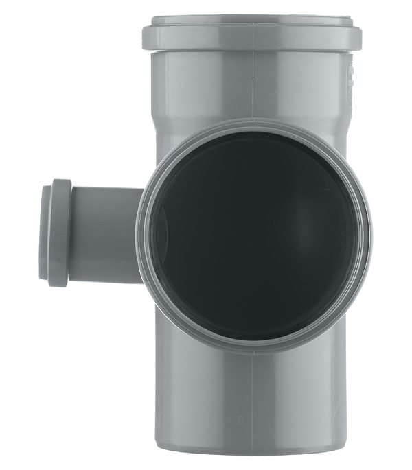 фото Крестовина pro aqua comfort d110х110х50 мм 87° пластиковая двухплоскостная левая для внутренней канализации