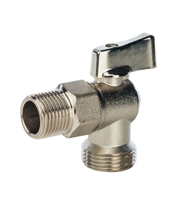 Кран шаровый для бытовой техники 3/4\" х 1/2\" н/н бабочка Stout — купить ...