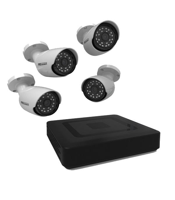 Комплект видеонаблюдения Proconnect стандарта AHD-M 4 камеры без жесткого диска