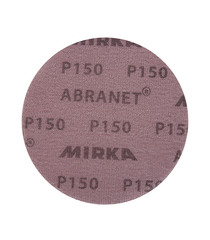 Диск шлифовальный Mirka Abranet d125 мм P150 на липучку сетчатая основа (5 шт.)