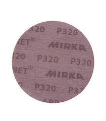 Диск шлифовальный Mirka Abranet d125 мм P320 на липучку сетчатая основа (5 шт.)