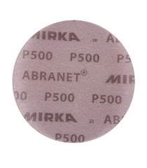 Диск шлифовальный Mirka Abranet d125 мм P500 на липучку сетчатая основа (5 шт.)
