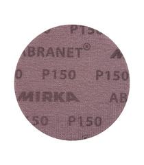 Диск шлифовальный Mirka Abranet d150 мм P150 на липучку сетчатая основа (5 шт.)
