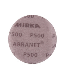 Диск шлифовальный Mirka Abranet d150 мм P500 на липучку сетчатая основа (5 шт.)