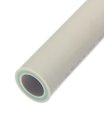 Труба полипропиленовая FV-PLAST Faser Hot (AA113050004) армированная стекловолокном 50х2000 мм PN22 серая
