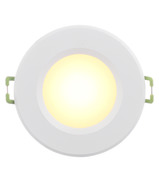 Светильник светодиодный встраиваемый Navigator d83 мм 5 Вт 176-264 В 3000К теплый белый свет круглый IP44 белый г. Владимир