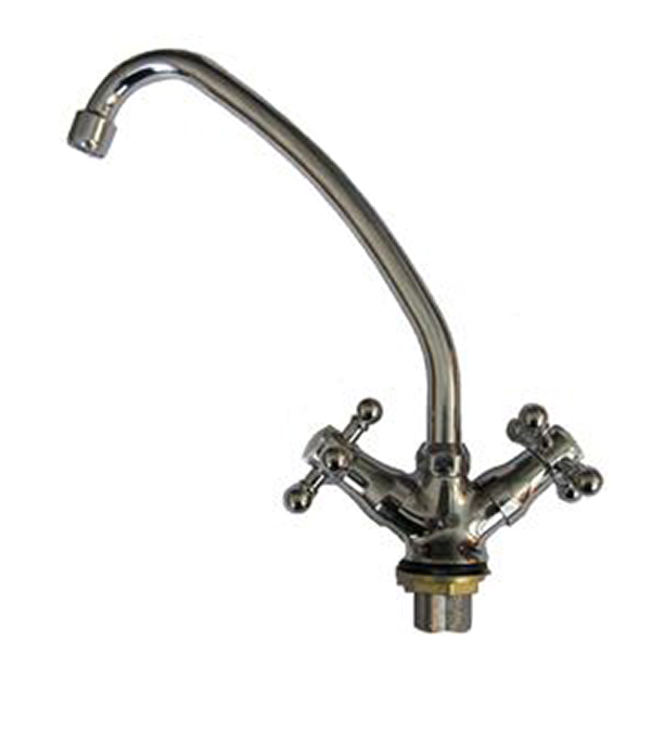 Смеситель для кухонной мойки маховики хром — купить в Петровиче в ...