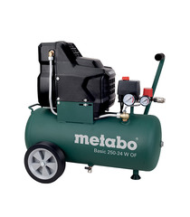 Компрессор безмасляный Metabo (601532000) Basic 250-24 W OF 24 л 1,5 кВт