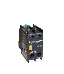 Блок контактный Schneider Electric TeSys (LAEN11) 220 В 10 А тип AC для 3-х полюсного контактора 1НО+1НЗ винтовые зажимы