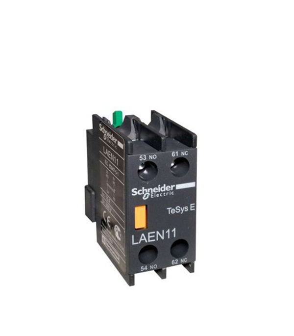 фото Блок контактный schneider electric tesys (laen11) 220 в 10 а тип ac для 3-х полюсного контактора 1но+1нз винтовые зажимы