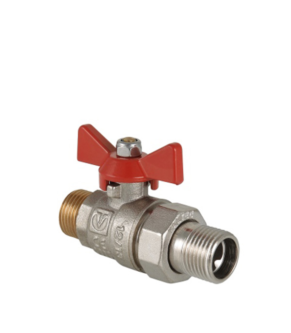 фото Кран шаровый valtec 3/4" нр с полусгоном base