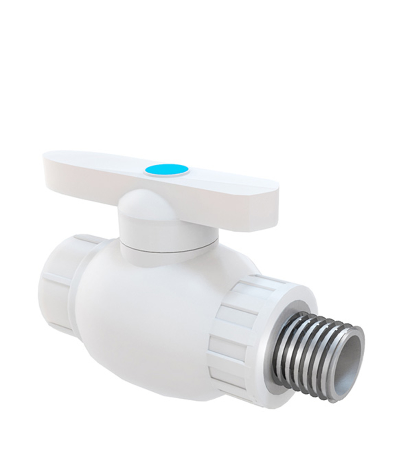 Кран шаровой полипропиленовый 20 мм х 1/2 НР(ш) — купить в Петровиче в ...