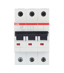 Автоматический выключатель ABB S203 (2CDS253001R0164) 3P 16А тип С 6 кА 400 В на DIN-рейку