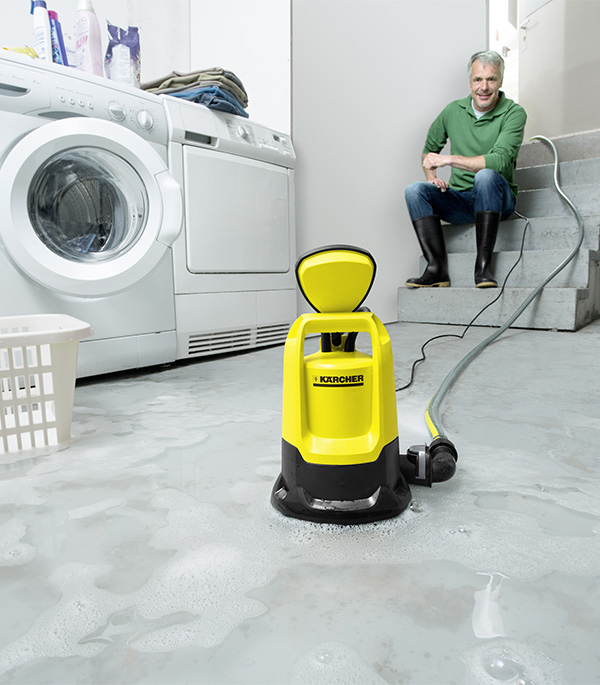 Насос дренажный Karcher SP 2 Flat (1.645-501.0) для чистой воды 100 л/мин